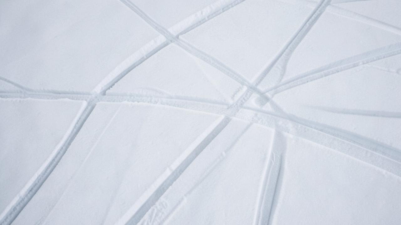 Tracce di sci a Livigno