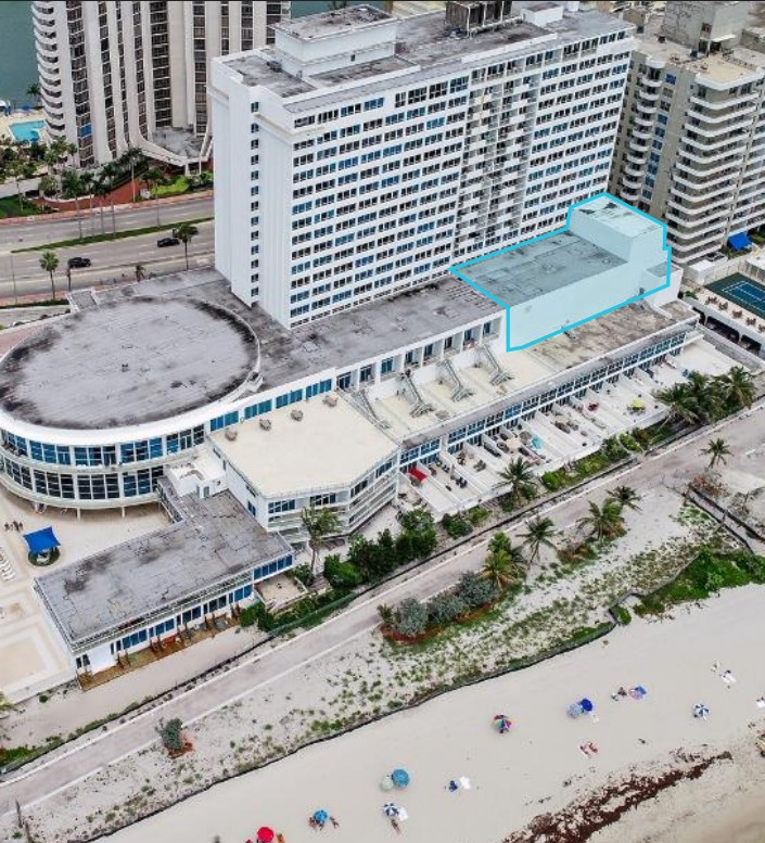 Entertainment venue on Collins Avenue, Miami Beach