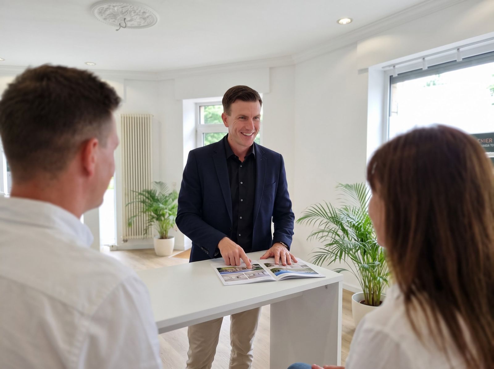 Beratungsgespräch im KENSINGTON Showroom Mülheim-Saarn