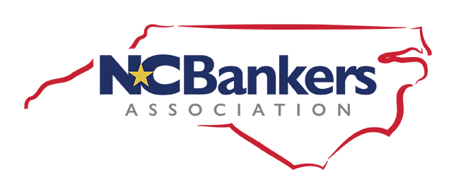 NCBankers Association logo picturing the silhouette of North Carolina.