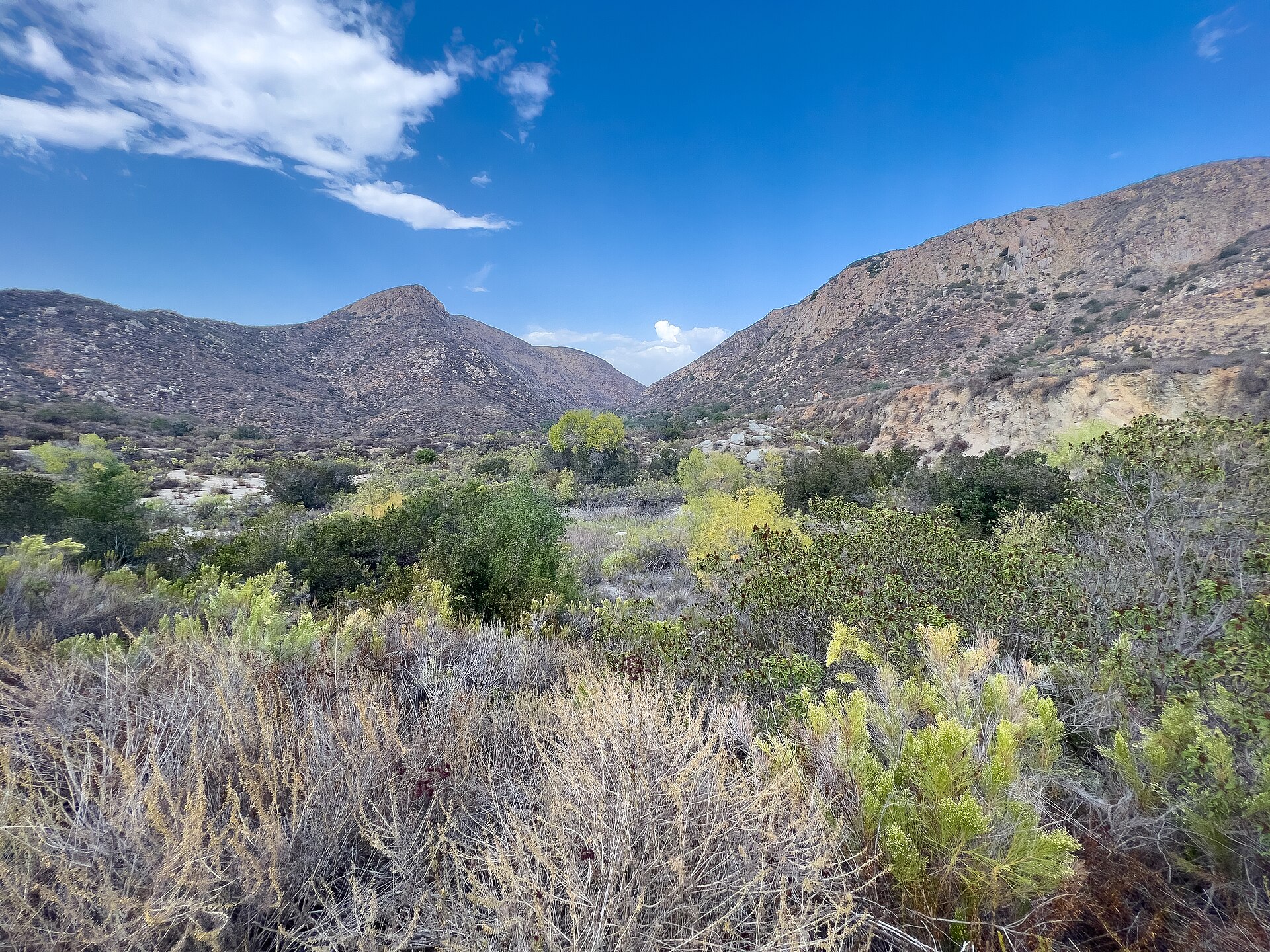 Trails and peaks in Mission Trails Regional Park