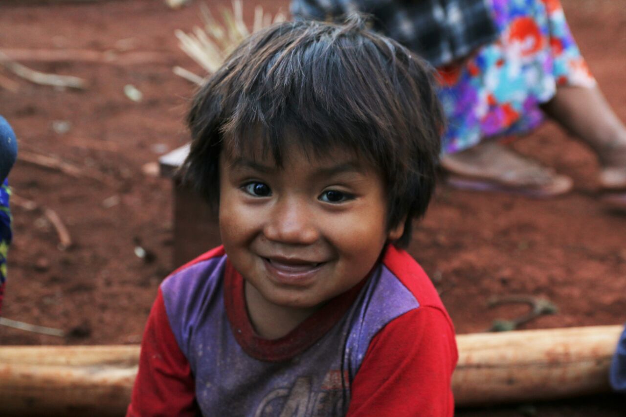 Guarani child smile