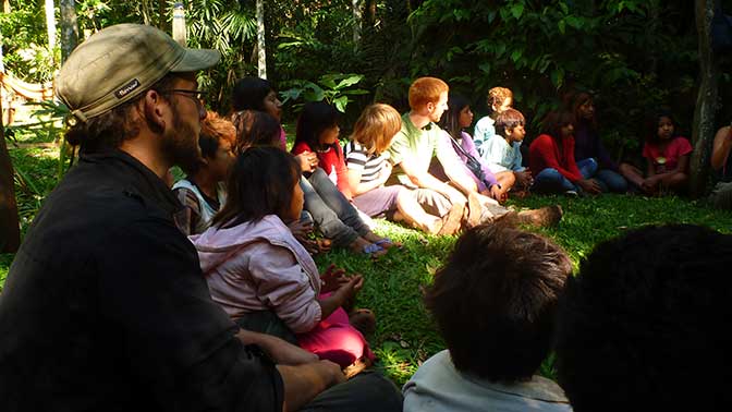 environmental educational workshops at Yacutinga Lodge