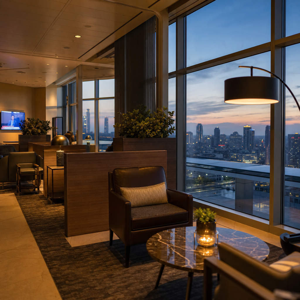 Global airport lounge access