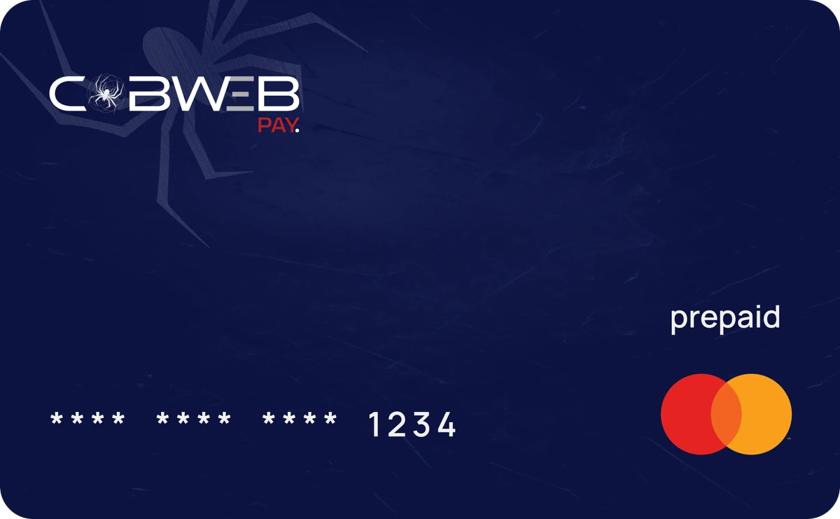 CobWeb Pay prepaid Mastercard AUD Card