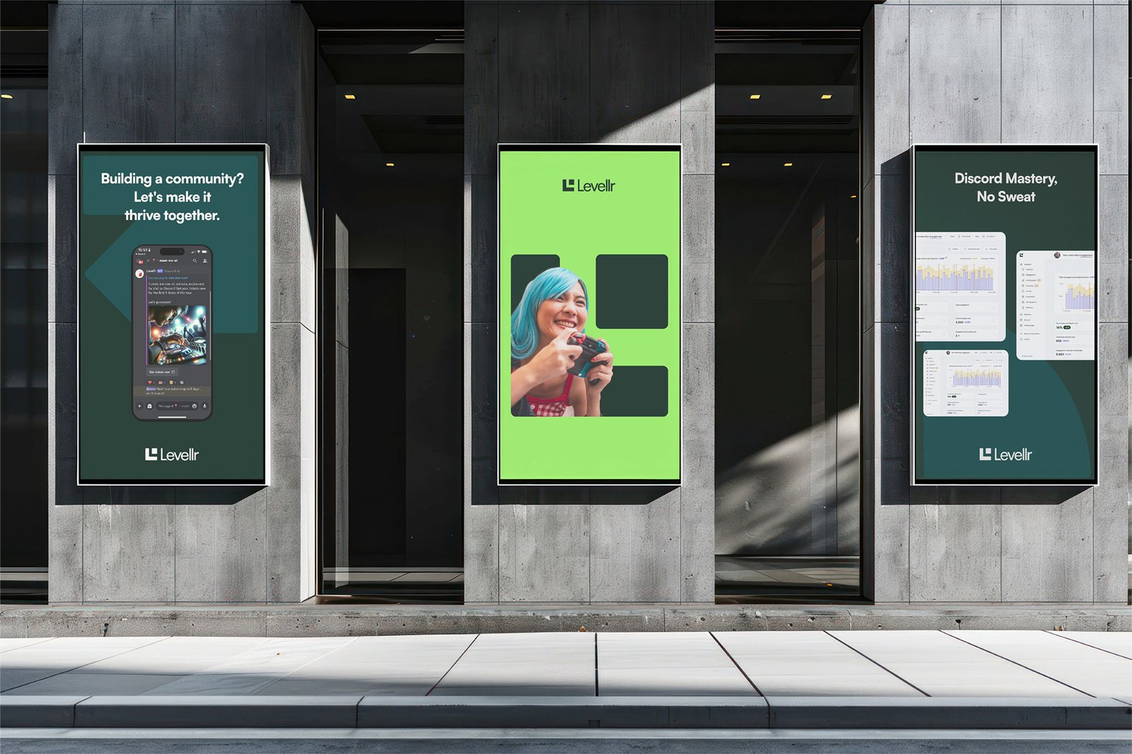 Levellr poster designs