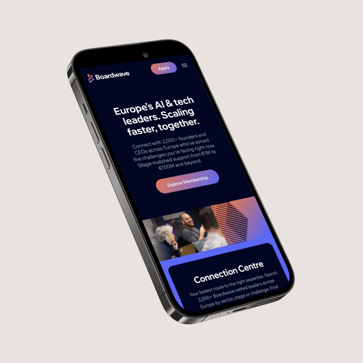 Boardwave mobile app screens