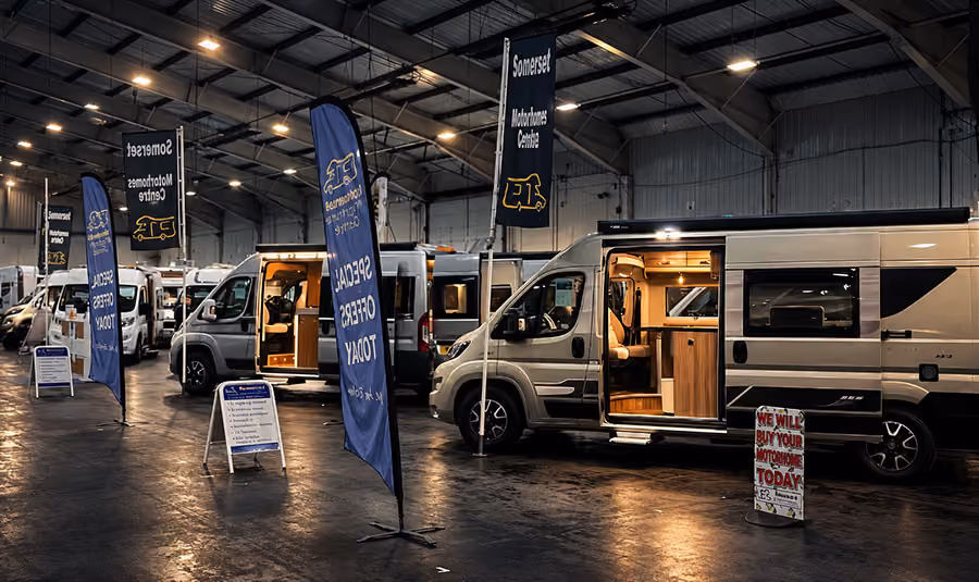 Motorhome & Campervan Show, Westpoint Exeter logo