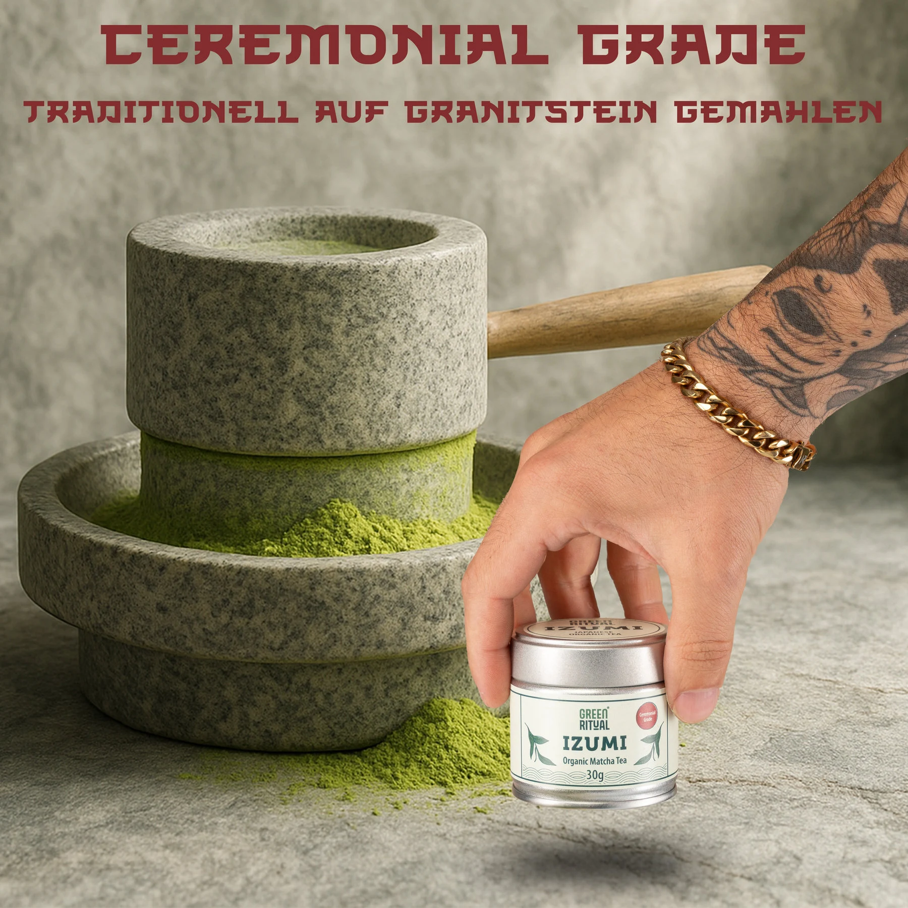 3. Ceremonial Grade – echte Handwerkskunst inszeniert