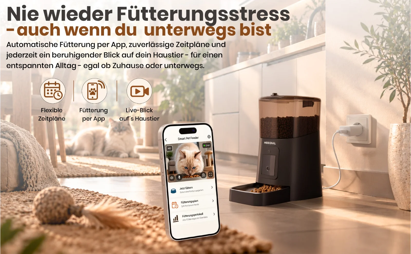 Meridial Futterautomat – A+ Modul 1: Füttern im Alltag