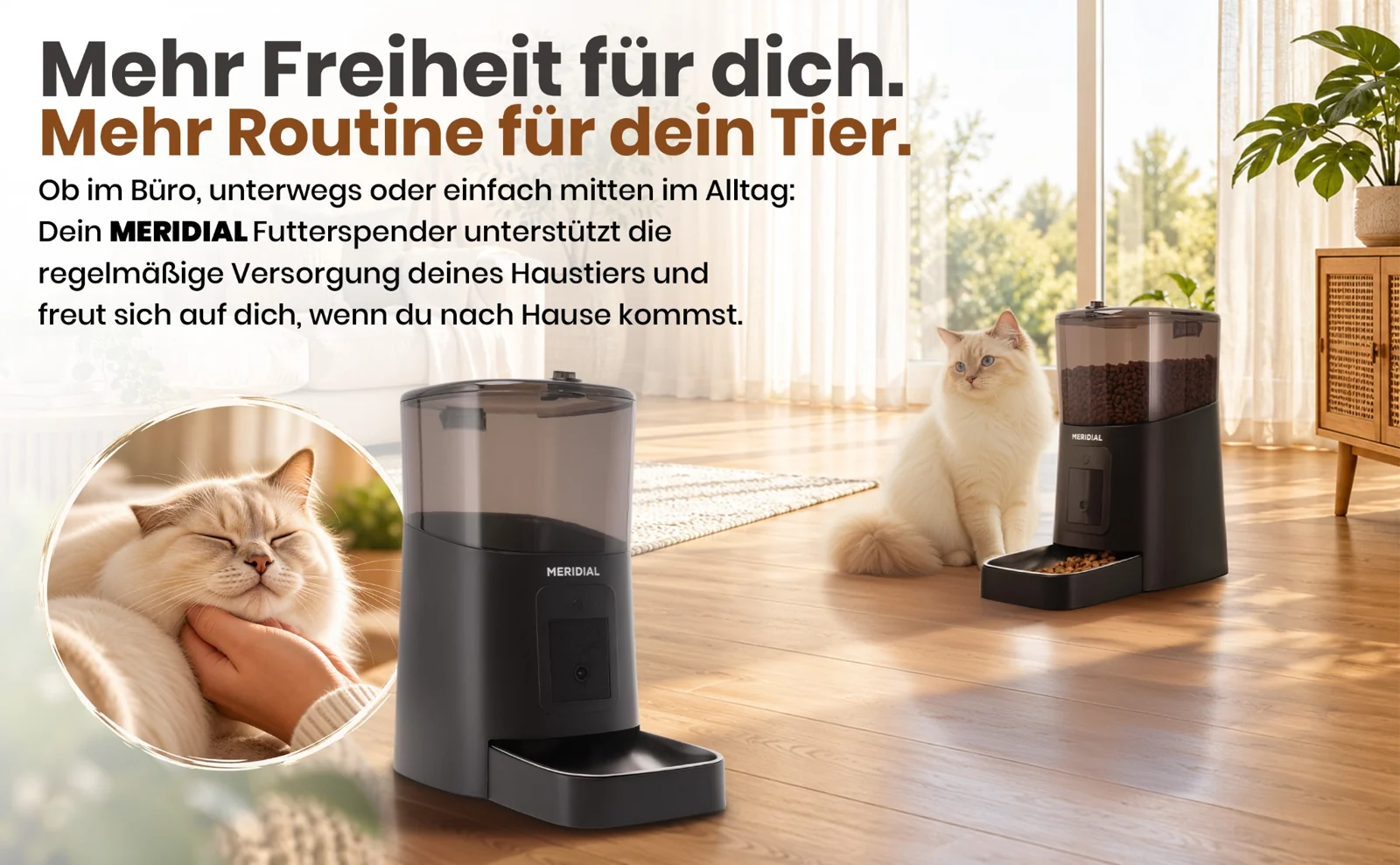 Meridial Futterautomat – A+ Modul 4: Mehr Freiheit