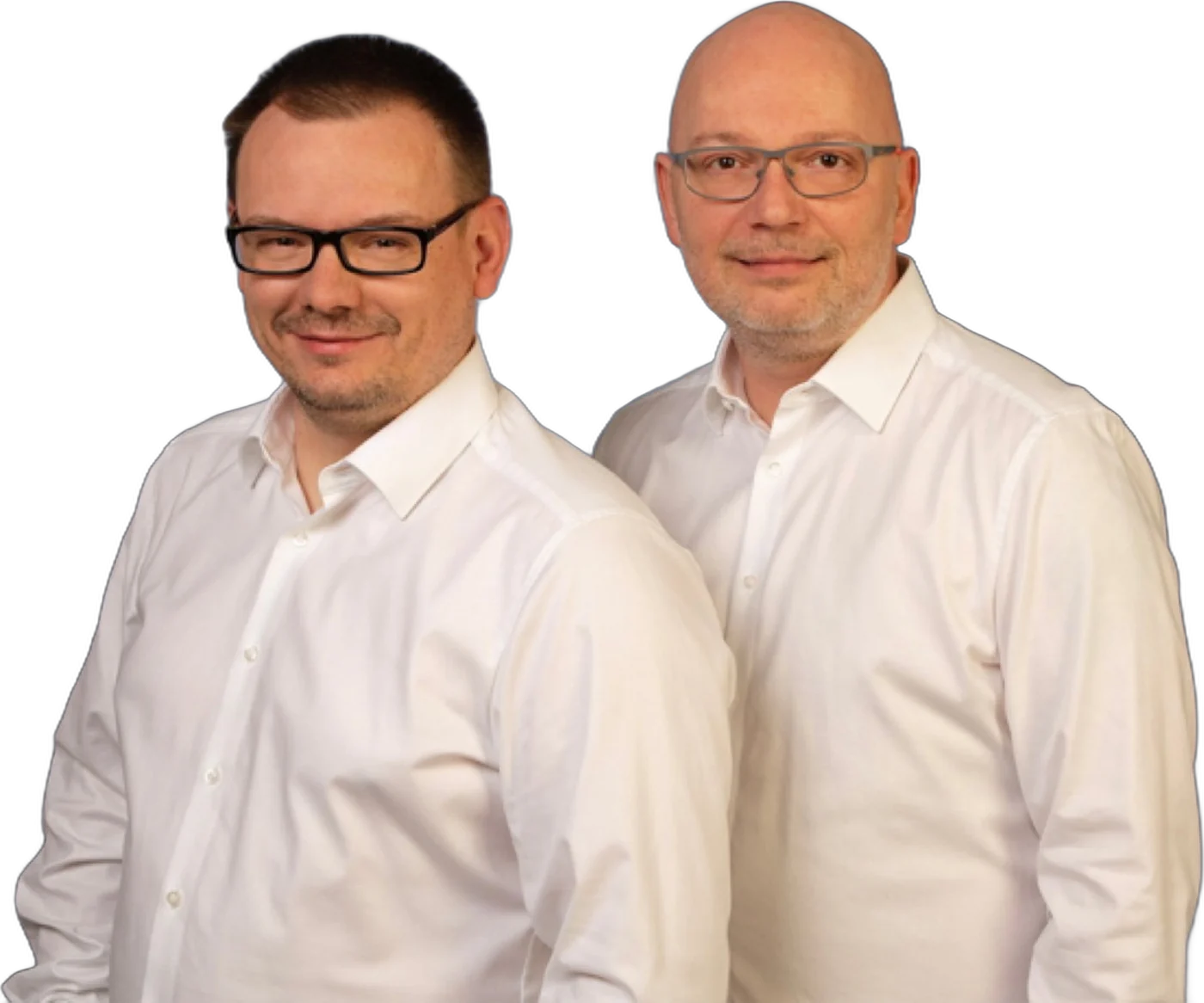 Torsten Bautruk und Marko Ruczynski von HMS Hausmeisterservice Bautruk