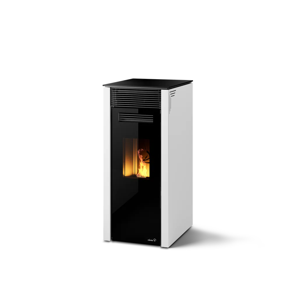 Dielle Grecale Glass pellet stove