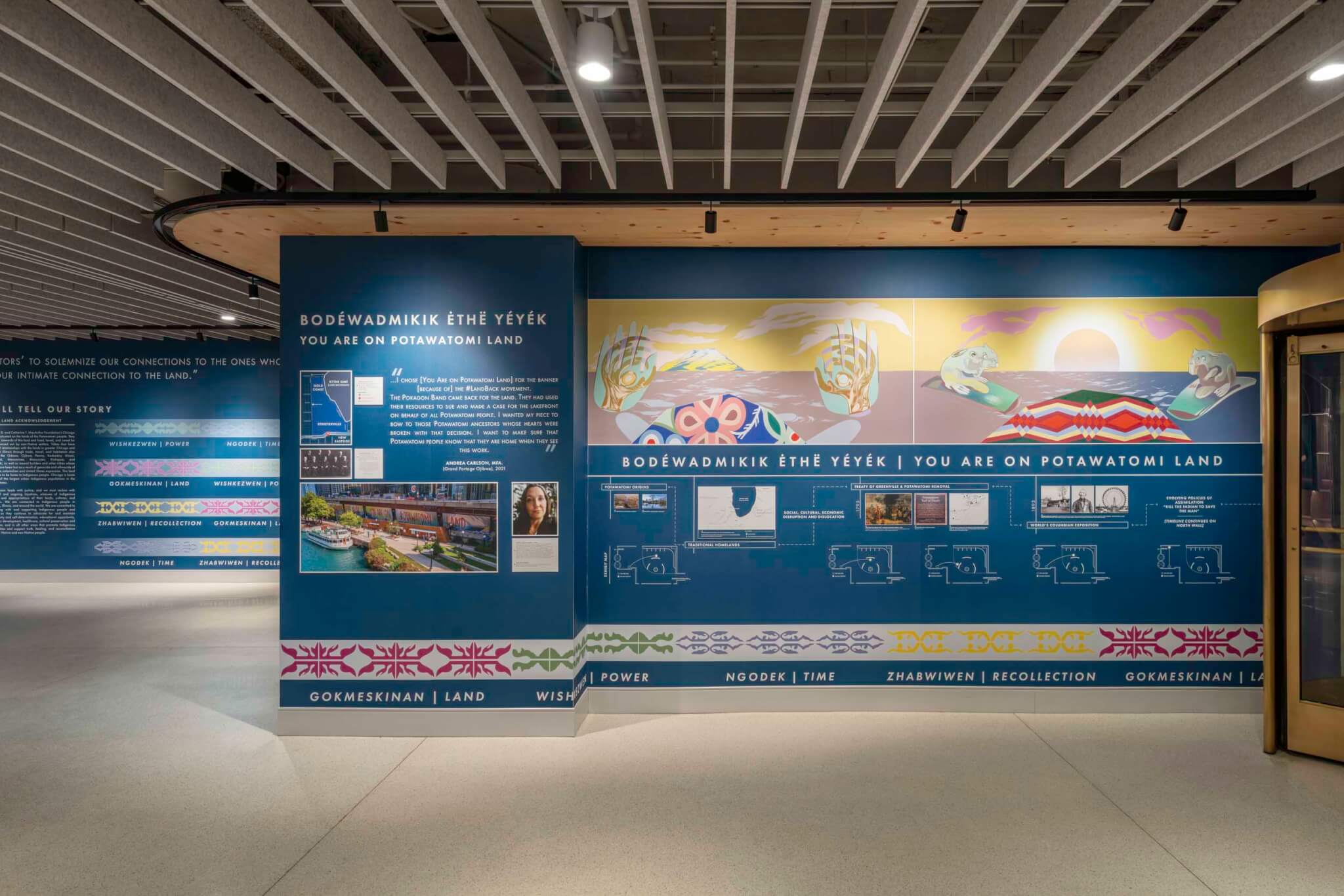 installation view of We Will Tell Our Story