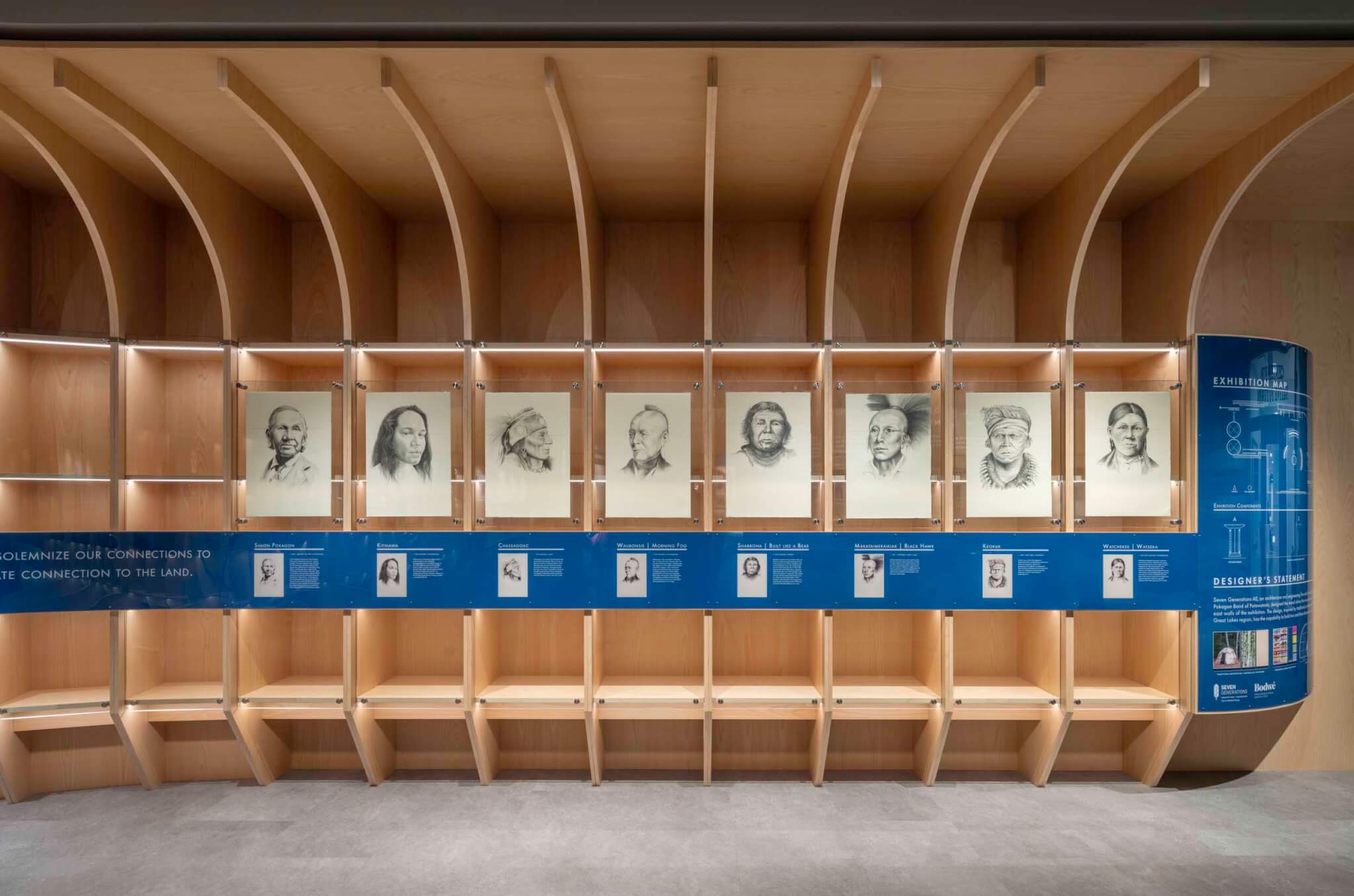wood shelving
