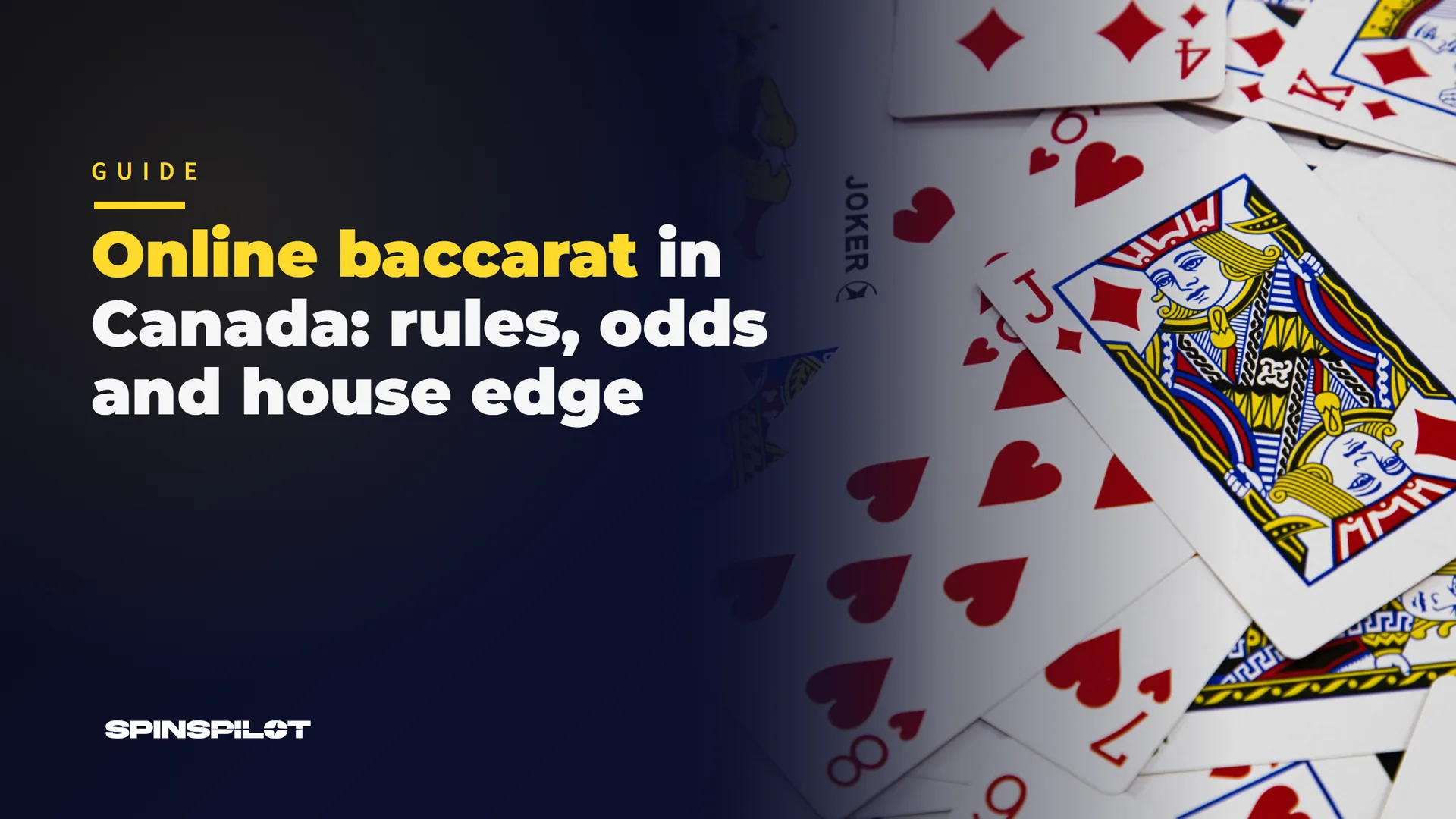 Online baccarat in Canada: rules, odds and house edge