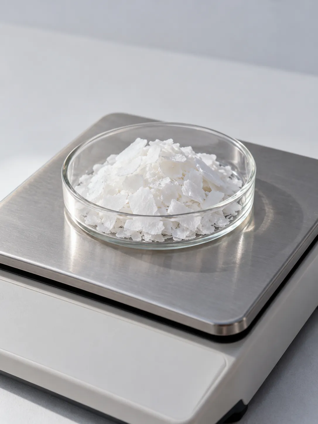 Powder sample on a lab scale (illustrative)