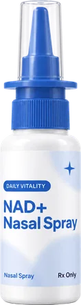 NAD+ nasal spray bottle