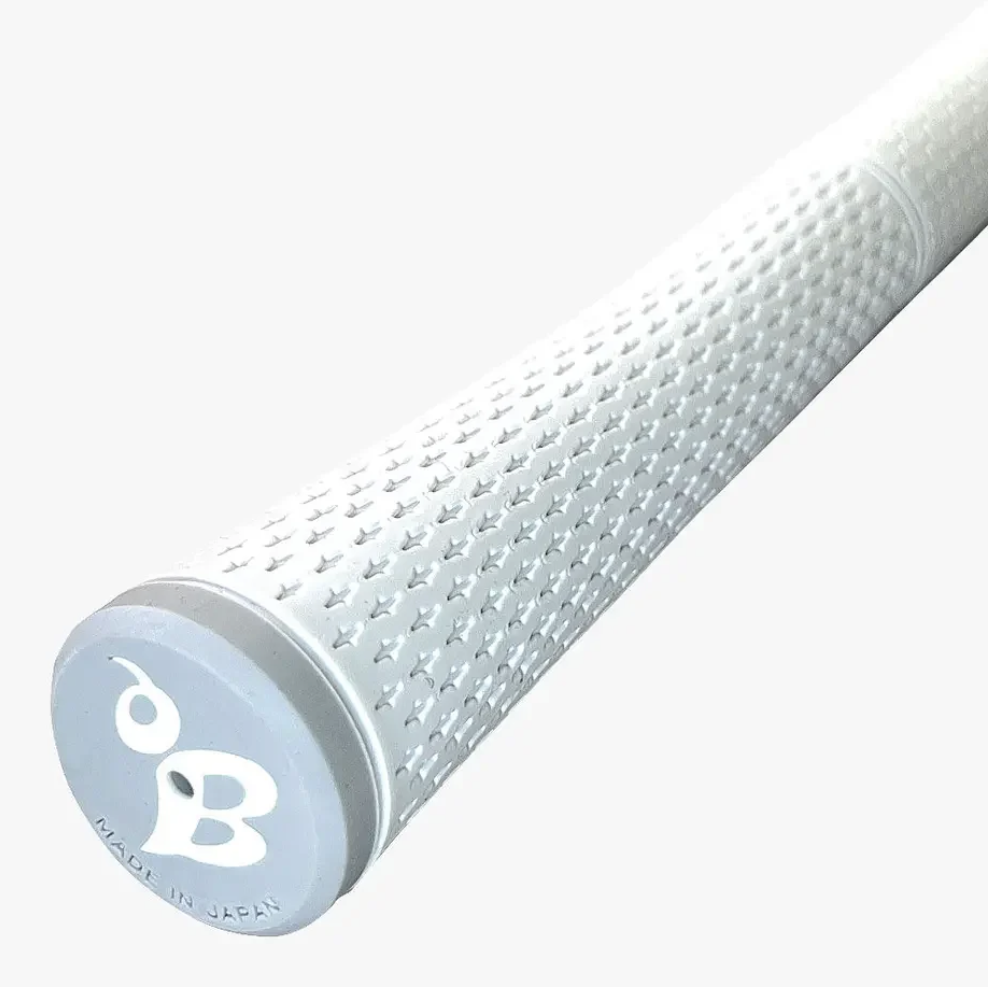 Original Route Bee white golf grip showing its textured surface