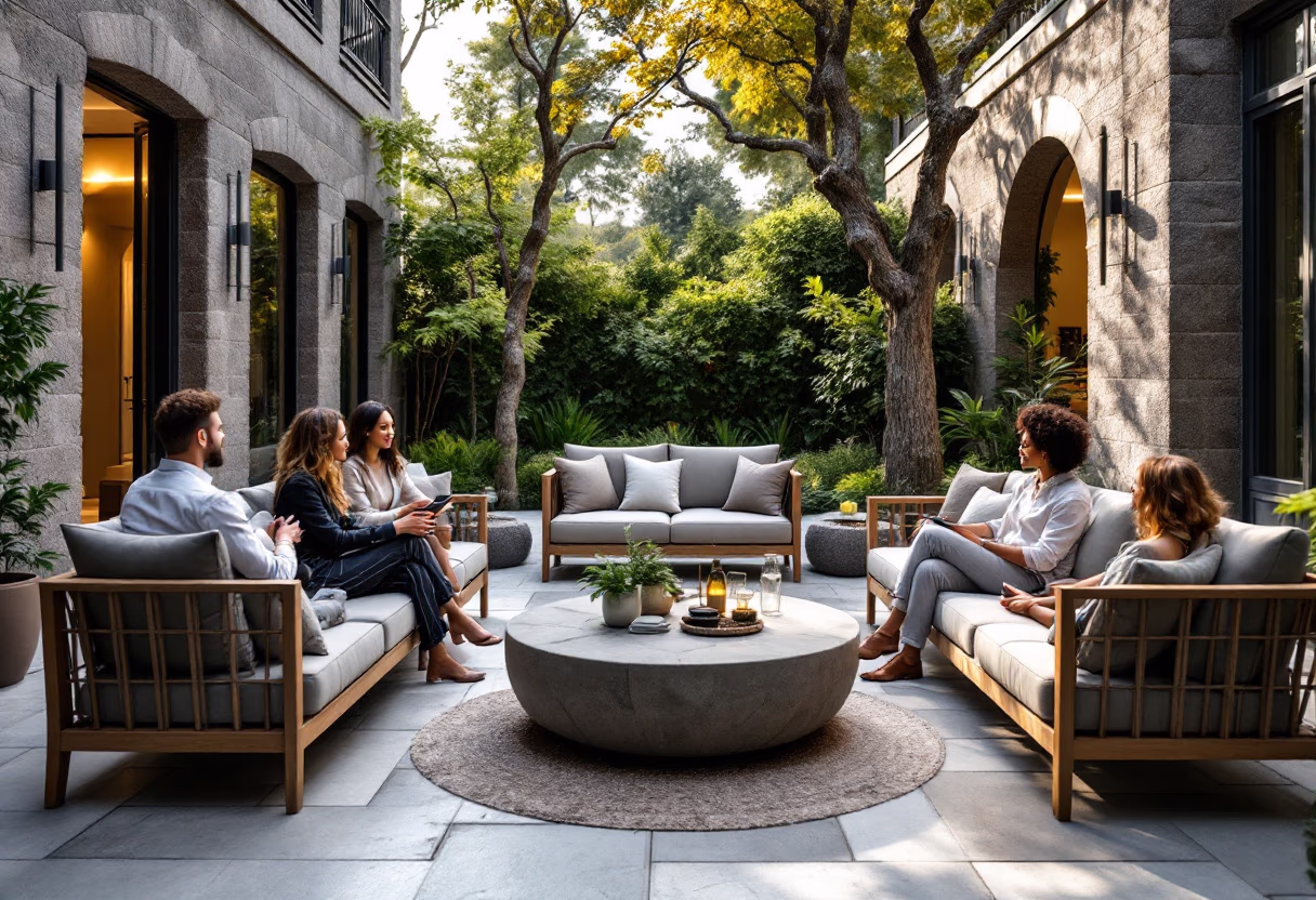 consultation setting: outdoor retreat