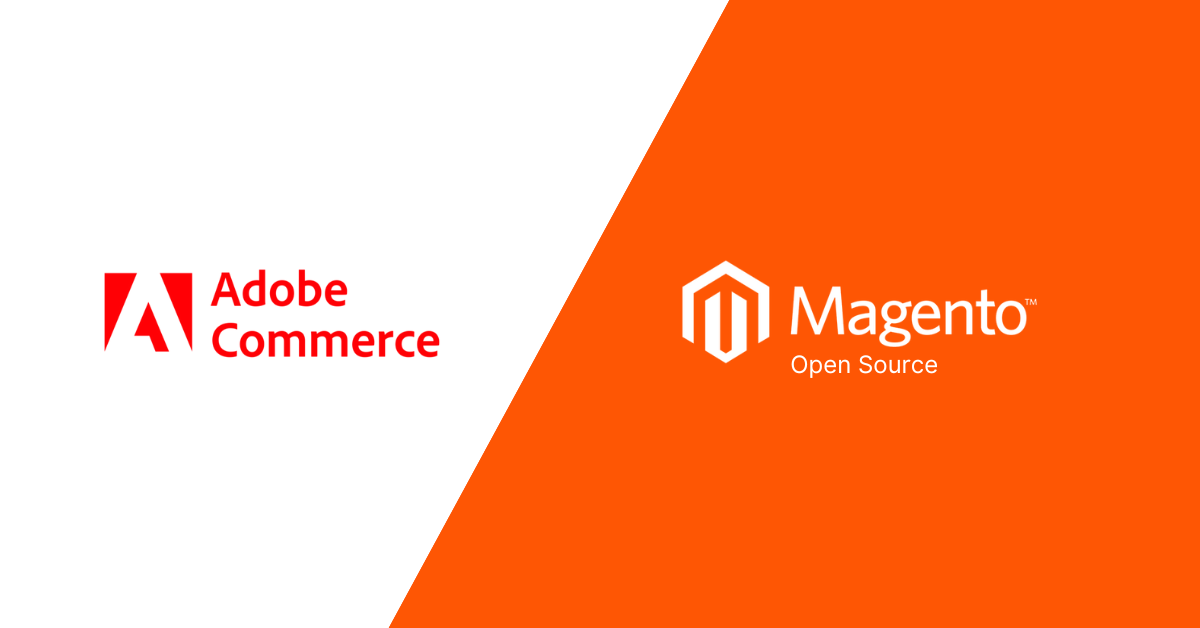 magento open source and adobe commerce logo