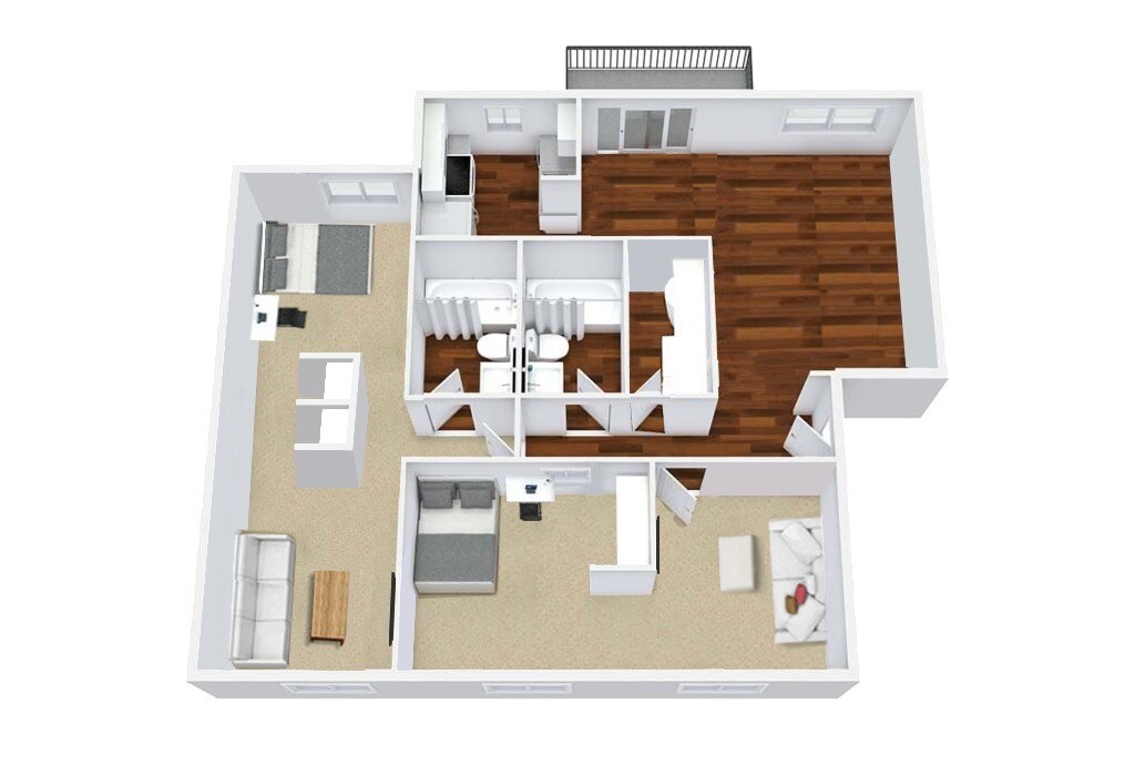 two bed | two bath