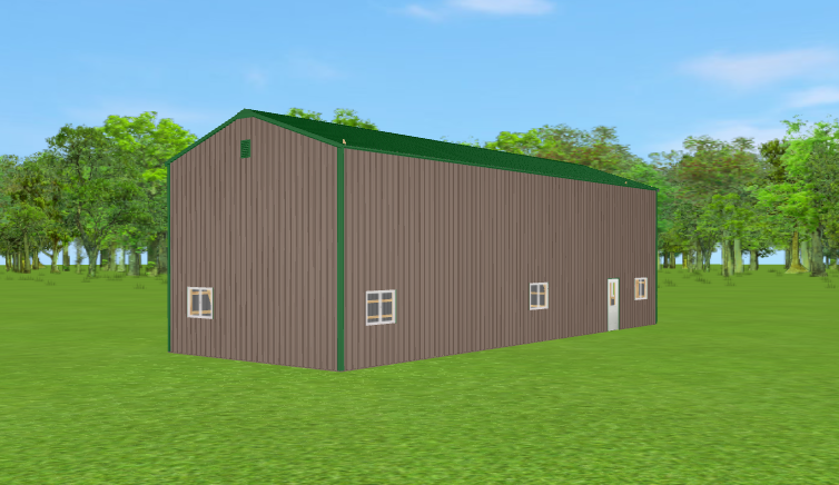Rendering of the Covenant Pastures shed design