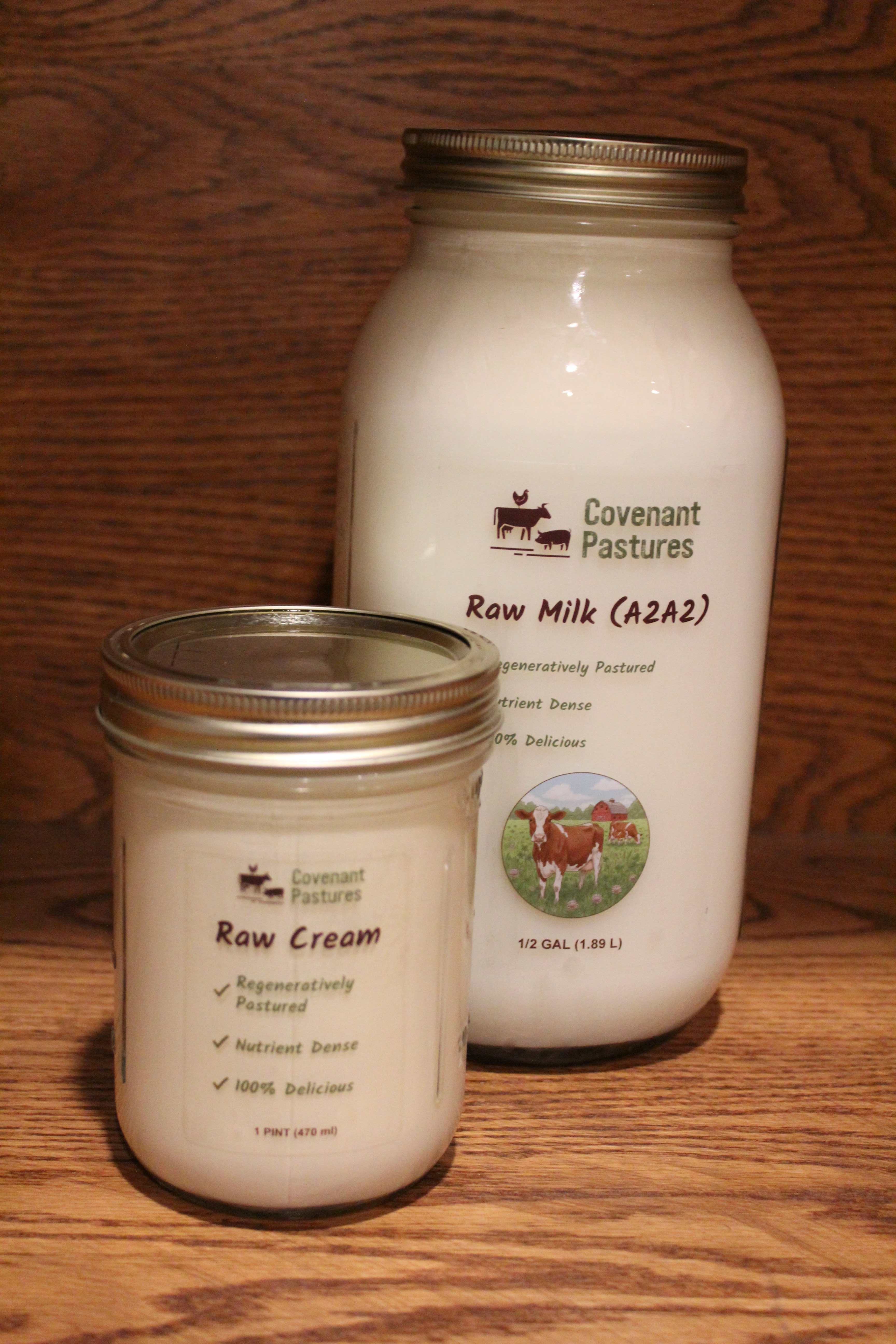Skimmed Milk & Cream Available!