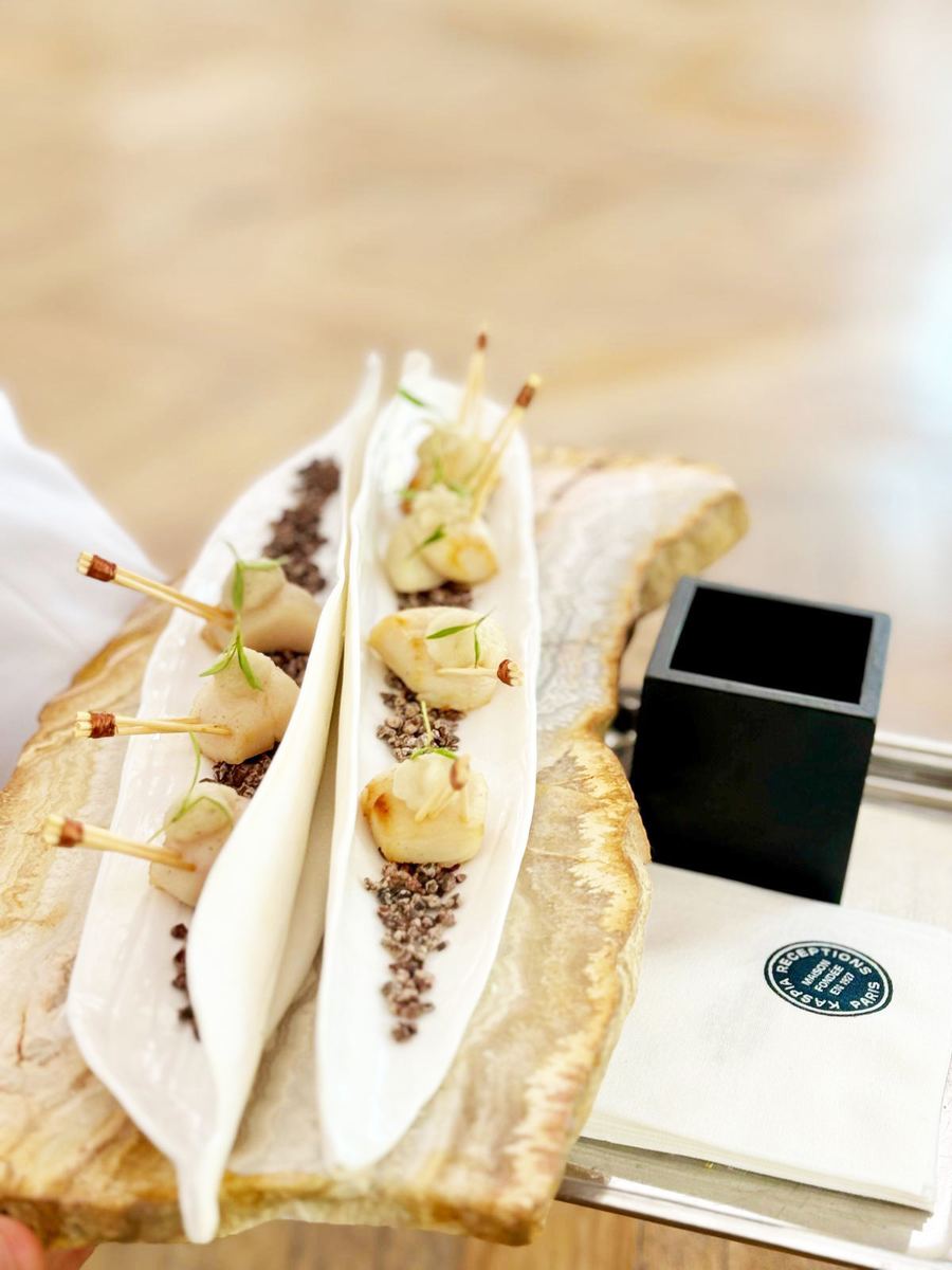 Pièces cocktail Kaspia Réceptions au caviar