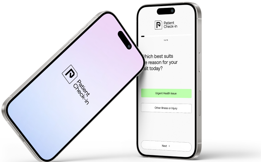 Streamwave Patient Check-in on iPhone