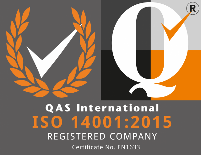 ISO 14001:2015 registered company