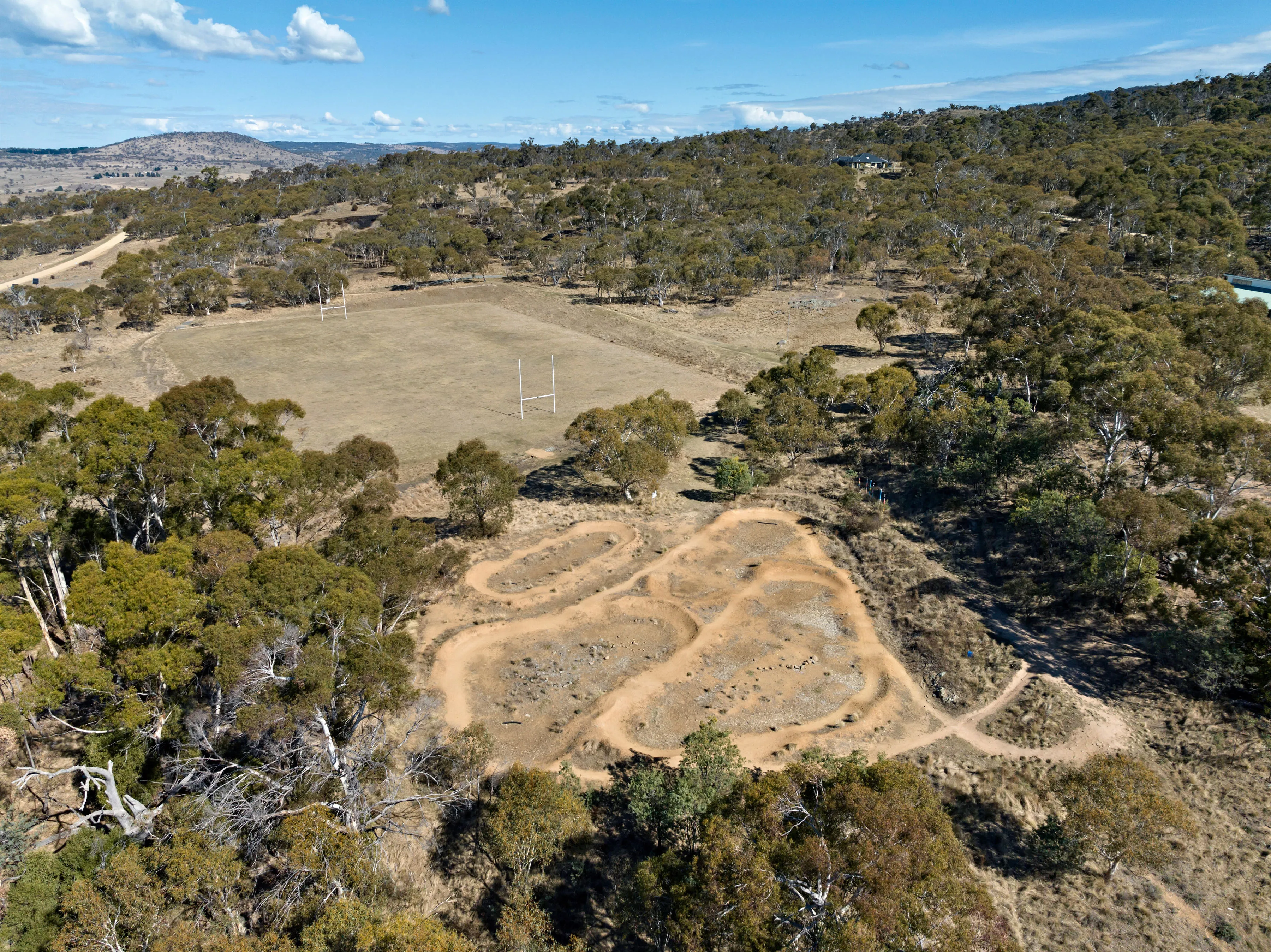 The pump track in the high country