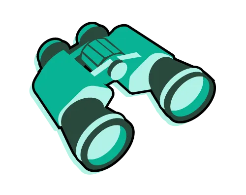 Binoculars illustration