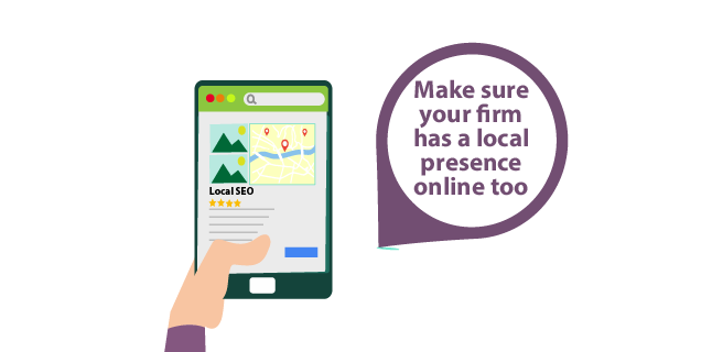 Image: Make sure your firm has a local presence online too - architecture business development