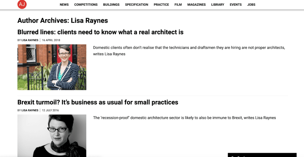 Guest blog lisa raynes for Pride Rd architects
