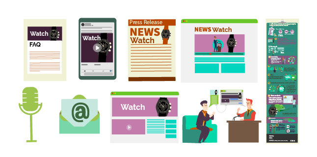 Images: Different ways to create luxury watch content - content marketing watch brands