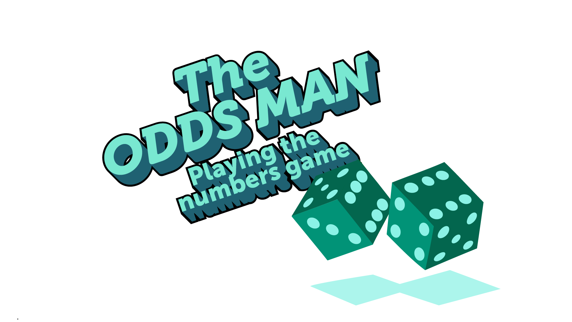 IMAGE: Title ‘The Odds Man’, subtitle ‘Playing the numbers game.’ 