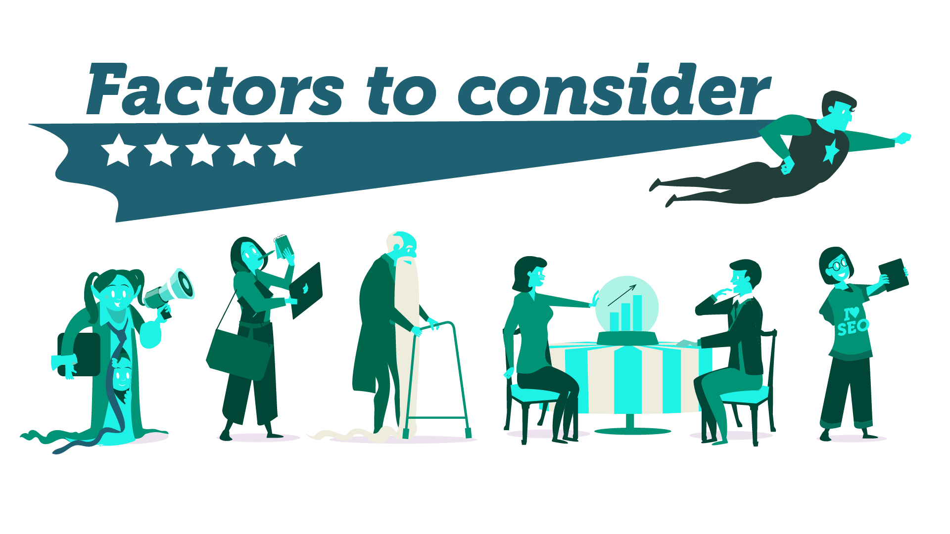 what to consider when choosing a marketing consultant - image of all the factors to consider