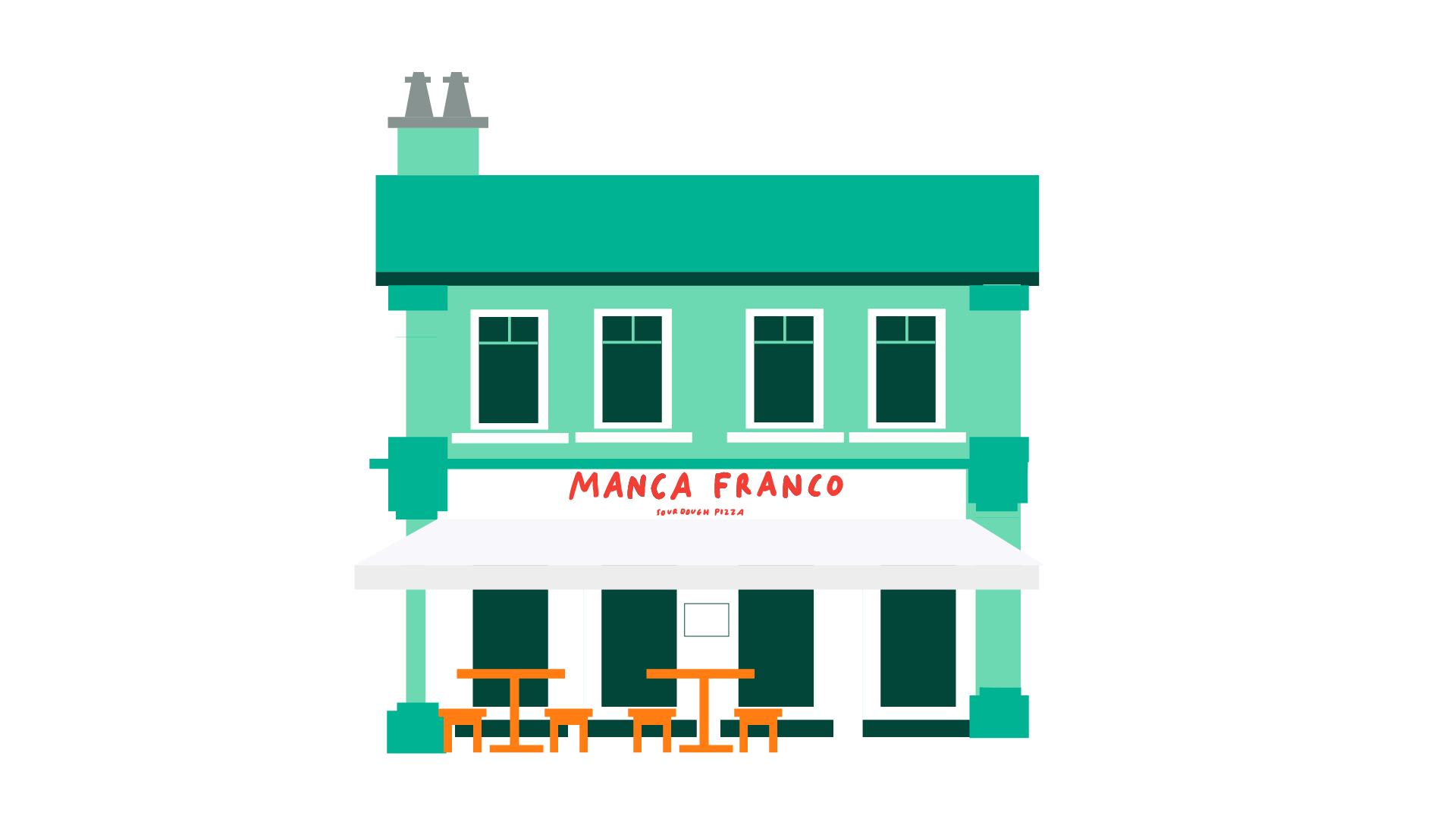 Manca Franco's pizza restaurant