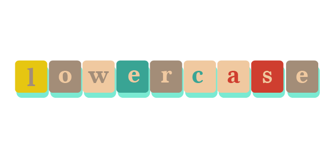 lowercase