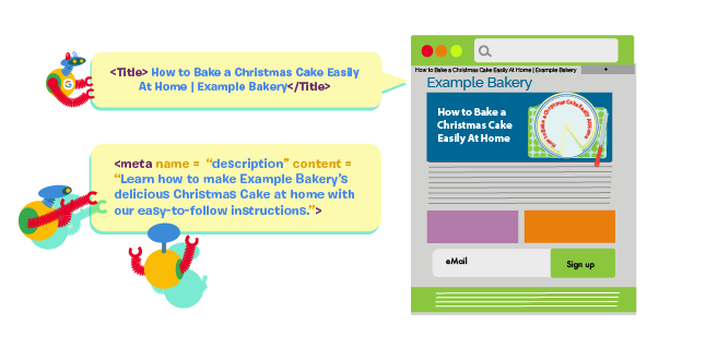 Image: Christmas cake pages