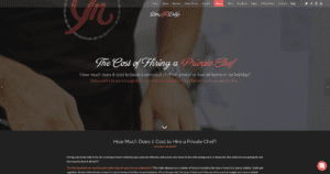 screenshot of a website
