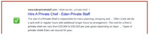 Well, it’s a section of a page… After all, it was a featured snippet. However, the snippet is part