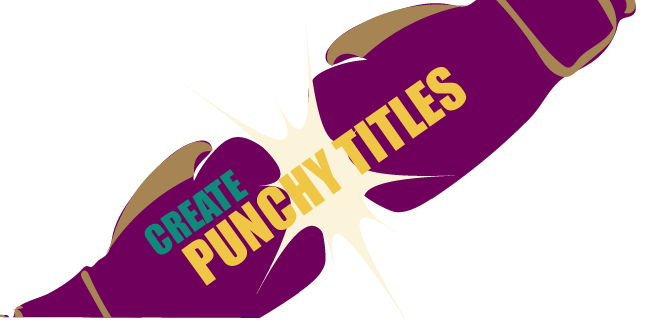 Image: creating punchy titles