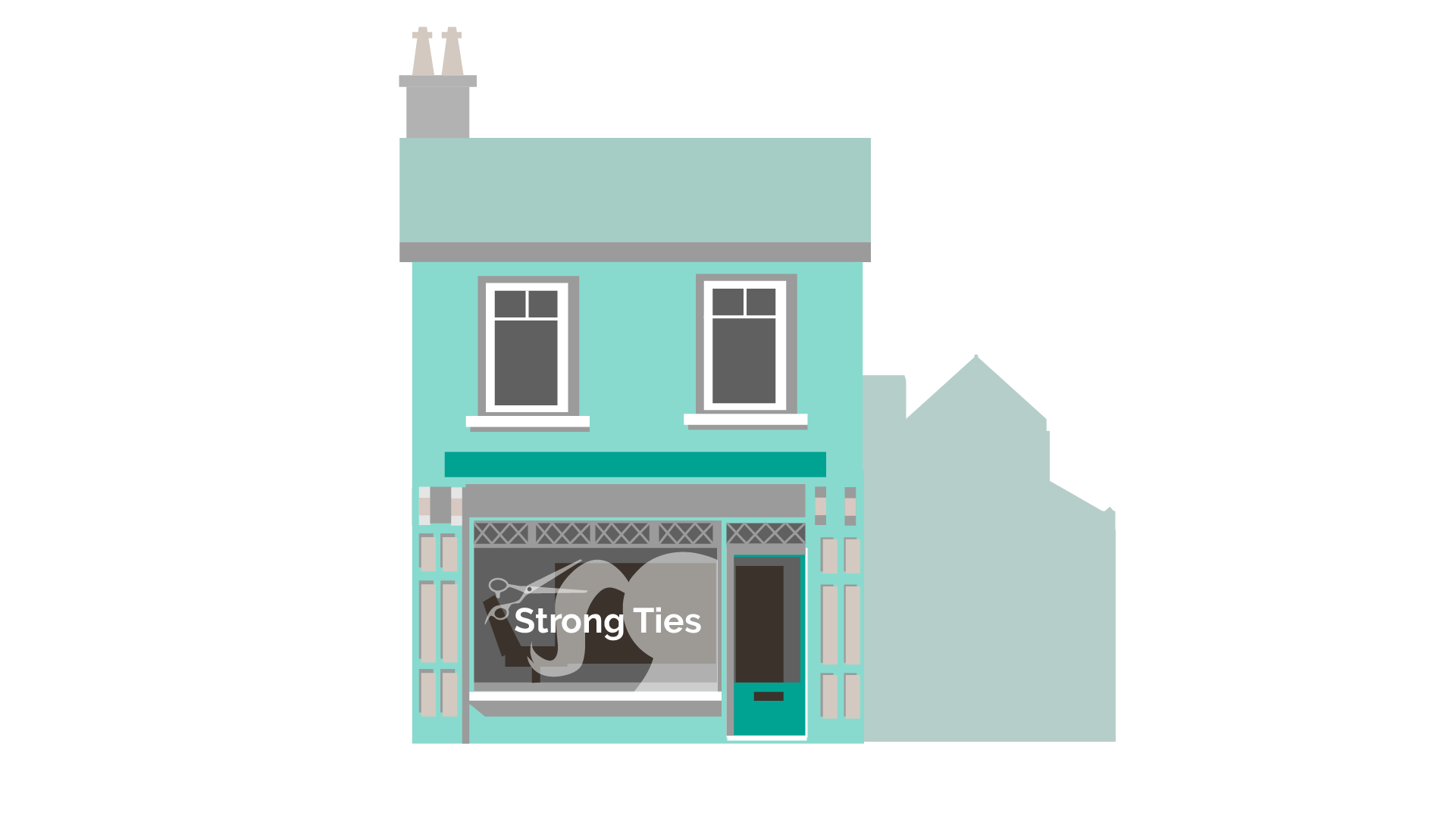 Hair salon strong ties 