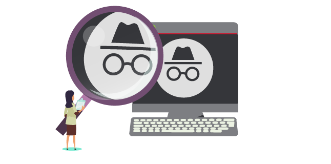 Image: Use incognito mode to search