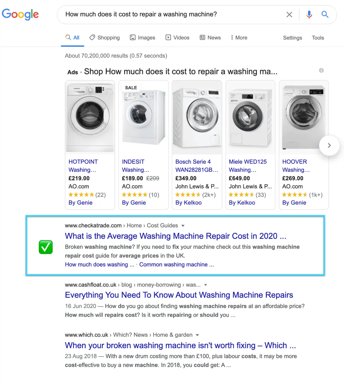 murray dare competitor analysis example washing machine repair company comparison 21