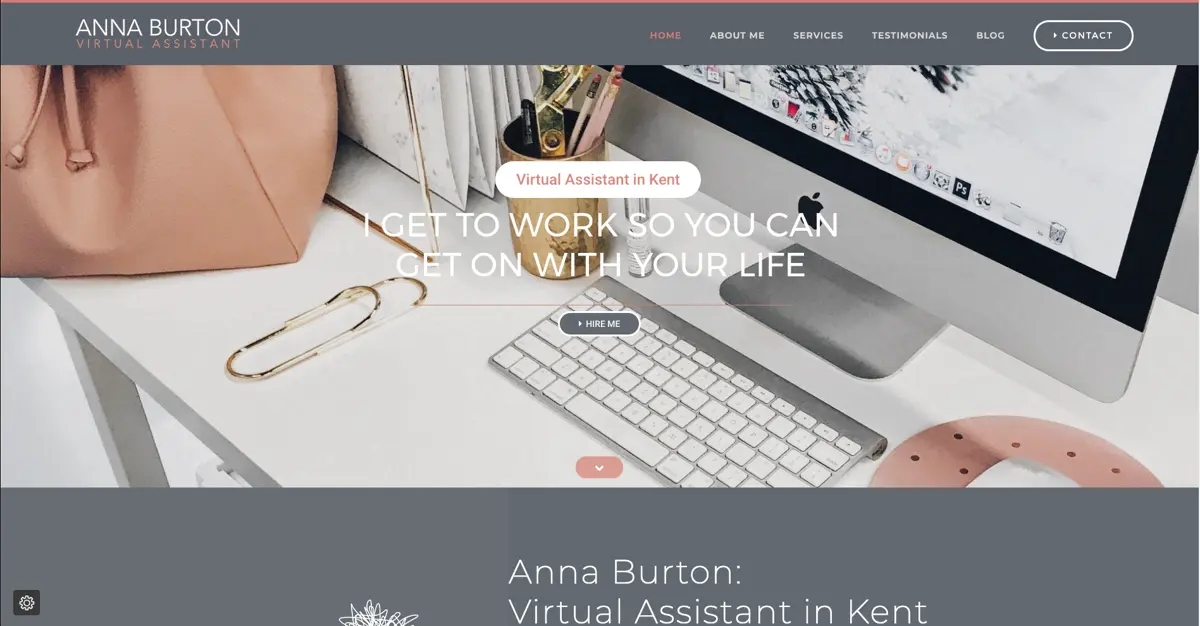 anna burton virtual assistant homepage