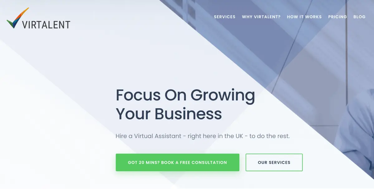 Virtalent website