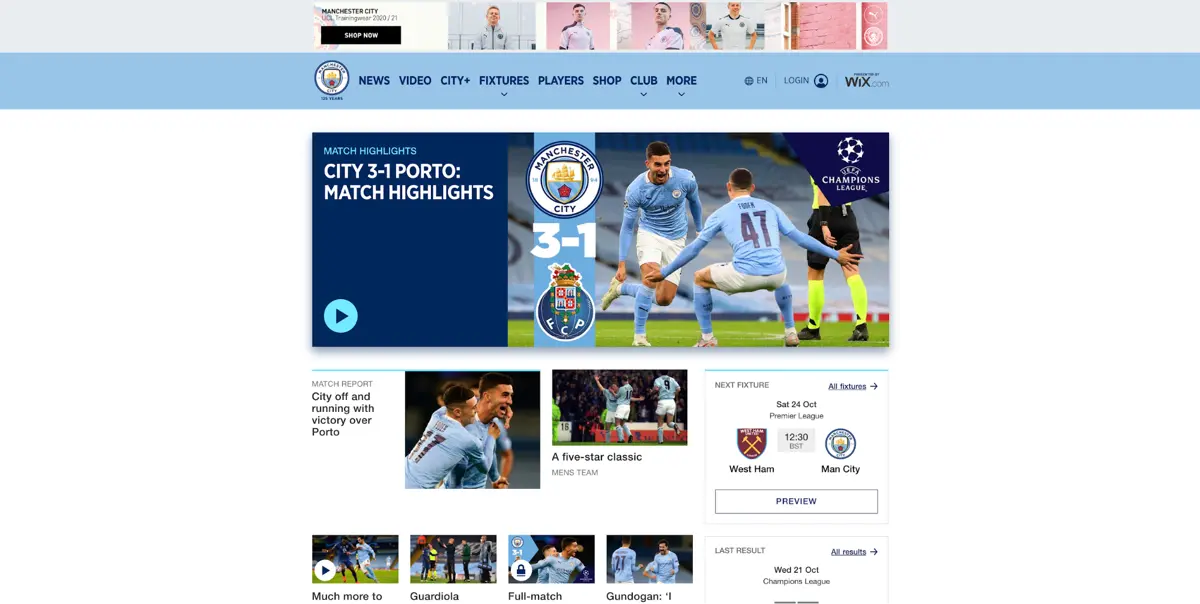 Seo competitor analysis man u vs man city webpage
